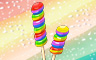 Rainbow Lollipop Trees Badge - Solitaire Gardens Rainbow Lollipop Trees Badge - Solitaire Gardens