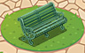 Victorian Iron Park Bench Badge - Solitaire Gardens Victorian Iron Park Bench Badge - Solitaire Gardens