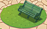 Victorian Iron Park Bench (Left) Badge - Solitaire Gardens Victorian Iron Park Bench (Left) Badge - Solitaire Gardens