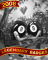Perfect Eights Badge - First Class Solitaire Perfect Eights Badge - First Class Solitaire