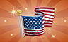Bronze US Flag Badge - Poppit! Bingo Bronze US Flag Badge - Poppit! Bingo