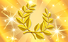 Gold Wreath Badge - Poppit! Bingo Gold Wreath Badge - Poppit! Bingo