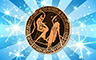 Diamond Athenian Plates Badge - Poppit! Bingo Diamond Athenian Plates Badge - Poppit! Bingo