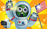 Gold Astronaut Badge - Poppit! Party Gold Astronaut Badge - Poppit! Party