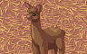 Standing Brown Llama (left) Badge - Solitaire Gardens Standing Brown Llama (left) Badge - Solitaire Gardens