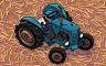 Blue Tractor Badge - Solitaire Gardens Blue Tractor Badge - Solitaire Gardens