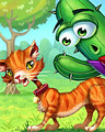 Here Kitty Kitty Badge - Poppit! Bingo Here Kitty Kitty Badge - Poppit! Bingo