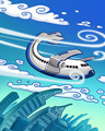 Tail Wind Badge - Jet Set Solitaire Tail Wind Badge - Jet Set Solitaire