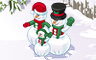 Snowman Family Badge - Solitaire Gardens Snowman Family Badge - Solitaire Gardens