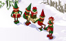 Christmas Elves Badge - Solitaire Gardens Christmas Elves Badge - Solitaire Gardens