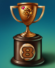 Rose Race Lap 8 Badge - StoryQuest Rose Race Lap 8 Badge - StoryQuest