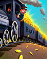 The Money Train Badge - MONOPOLY Slots The Money Train Badge - MONOPOLY Slots