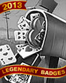 Stamped With Hearts Badge - Spades Stamped With Hearts Badge - Spades