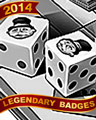Dicey Outcome Badge - Bejeweled Twist Dicey Outcome Badge - Bejeweled Twist