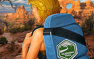Road Less Traveled Badge - Vanishing Trail Road Less Traveled Badge - Vanishing Trail