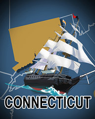 Connecticut Badge - Aces Up! HD Connecticut Badge - Aces Up! HD
