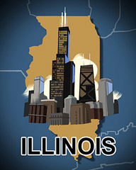 Illinois Badge - Poppit! Party Illinois Badge - Poppit! Party