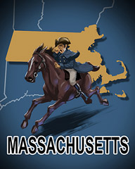 Massachusetts Badge - Vanishing Trail Massachusetts Badge - Vanishing Trail