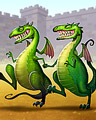 They Come In Twos Badge - Mahjong Garden They Come In Twos Badge - Mahjong Garden
