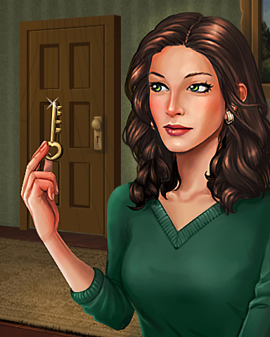 Key To The Case Badge - Claire Hart: Secret In The Shadows Key To The Case Badge - Claire Hart: Secret In The Shadows