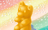 Lemon Gummy Bear Badge - Solitaire Gardens Lemon Gummy Bear Badge - Solitaire Gardens