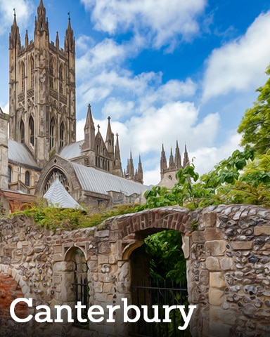 Canterbury Badge - Postcards From Britain Canterbury Badge - Postcards From Britain