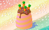 Chocolate Carrot Petit Four Badge - Solitaire Gardens Chocolate Carrot Petit Four Badge - Solitaire Gardens