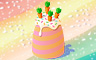Vanilla Carrot Petit Four Badge - Solitaire Gardens Vanilla Carrot Petit Four Badge - Solitaire Gardens