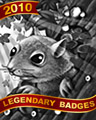 Squirrel Sunrise Badge - Letters From Nowhere Squirrel Sunrise Badge - Letters From Nowhere