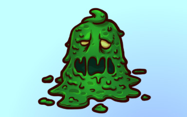 Slime Monster Badge - Quinn's Aquarium Slime Monster Badge - Quinn's Aquarium