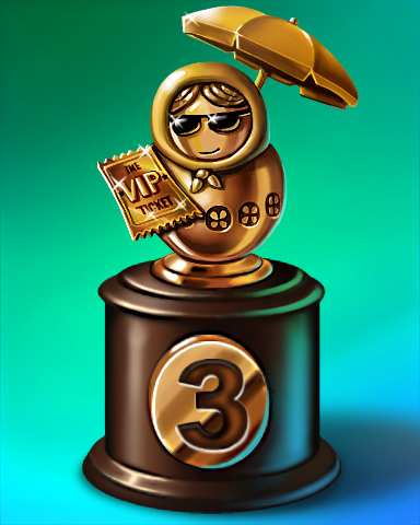 Summer Run Lap 3 Badge - Dominoes Summer Run Lap 3 Badge - Dominoes