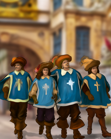The Three Musketeers Episode 4 Badge - StoryQuest The Three Musketeers Episode 4 Badge - StoryQuest