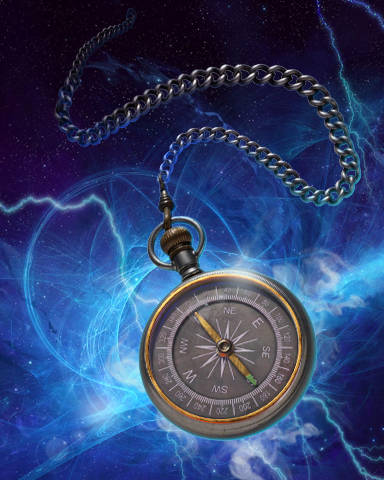 Cursed Compass Badge - Claire Hart: Secret In The Shadows Cursed Compass Badge - Claire Hart: Secret In The Shadows