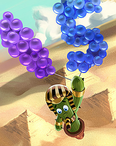 Saguaro Pharaoh Badge - Poppit! Bingo Saguaro Pharaoh Badge - Poppit! Bingo