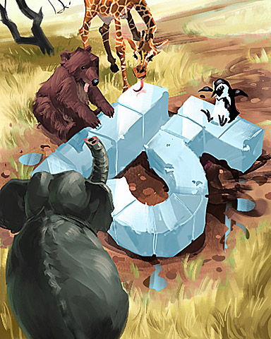 Icy Treat Badge - Mahjong Safari HD Icy Treat Badge - Mahjong Safari HD