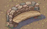 Curved Stone Bench (front Right) Badge - Solitaire Gardens Curved Stone Bench (front Right) Badge - Solitaire Gardens