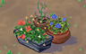 Mixed Flower Pots (rich) Badge - Solitaire Gardens Mixed Flower Pots (rich) Badge - Solitaire Gardens
