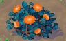 Chrysanthemum Patch (orange) Badge - Solitaire Gardens Chrysanthemum Patch (orange) Badge - Solitaire Gardens