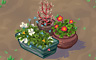 Mixed Flower Pots (soft) Badge - Solitaire Gardens Mixed Flower Pots (soft) Badge - Solitaire Gardens