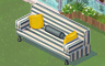 Striped Sofa (front) Badge - Solitaire Gardens Striped Sofa (front) Badge - Solitaire Gardens