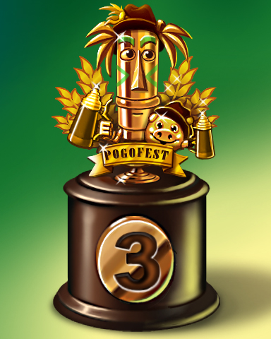 Pogofest 2018 Lap 3 Badge - Jungle Gin Pogofest 2018 Lap 3 Badge - Jungle Gin