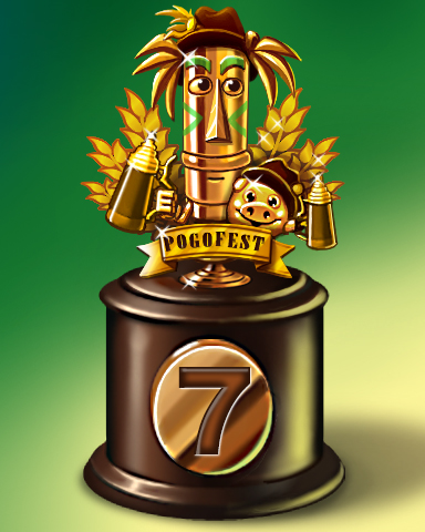 Pogofest 2018 Lap 7 Badge - Solitaire Gardens Pogofest 2018 Lap 7 Badge - Solitaire Gardens