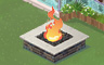 Square Fire Pit Badge - Solitaire Gardens Square Fire Pit Badge - Solitaire Gardens