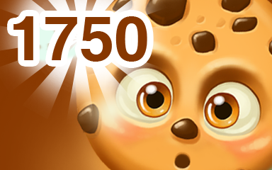 Chocolate Cookie 1750 Badge - Cookie Connect Chocolate Cookie 1750 Badge - Cookie Connect