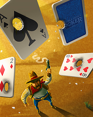 Card Targets Badge - Double Deuce Poker HD Card Targets Badge - Double Deuce Poker HD