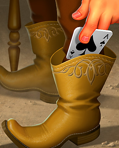 Sneaky Ace Badge - Double Deuce Poker HD Sneaky Ace Badge - Double Deuce Poker HD