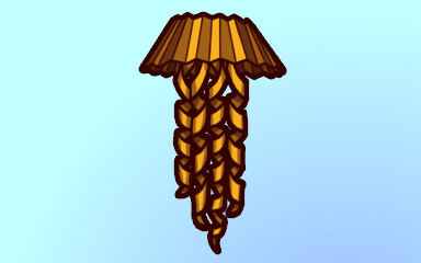 Folded Fish Badge - Quinn's Aquarium Folded Fish Badge - Quinn's Aquarium
