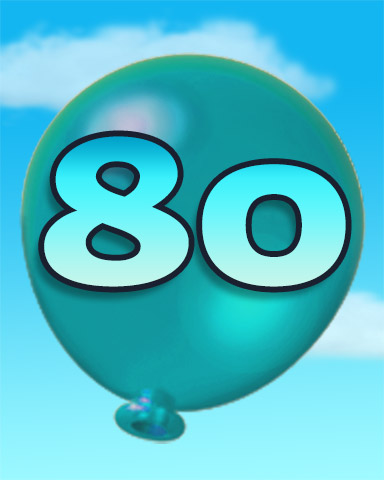 Rank 80 Badge - Poppit!™ HD Rank 80 Badge - Poppit!™ HD