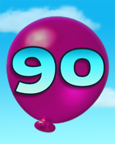 Rank 90 Badge - Poppit!™ HD Rank 90 Badge - Poppit!™ HD