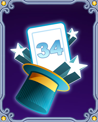 Magic Marathon Lap 34 Badge - Solitaire Gardens Magic Marathon Lap 34 Badge - Solitaire Gardens